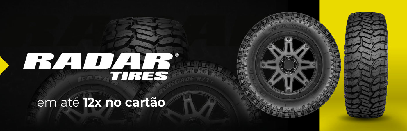 Pneus Radar Tires em até 12 vezes no cartão
