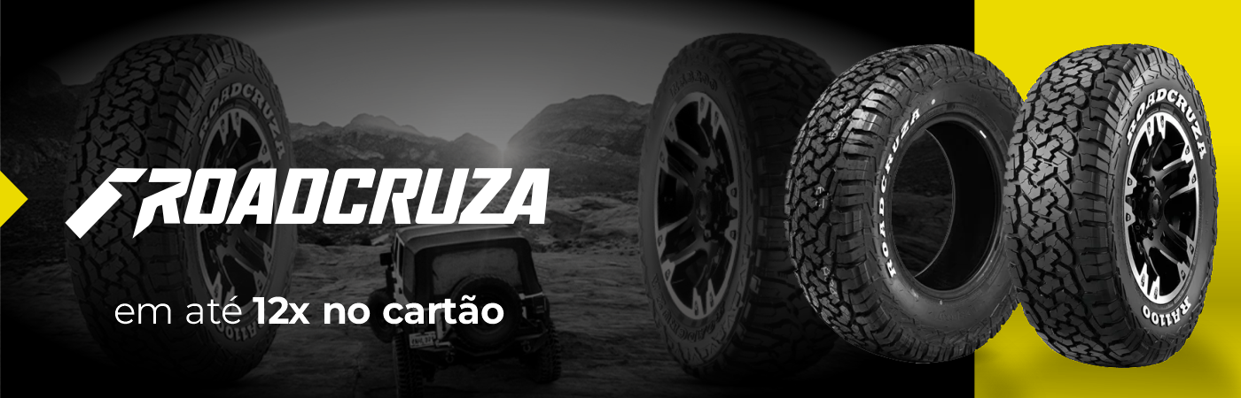 Pneus Roadcruza em até 12 vezes no cartão